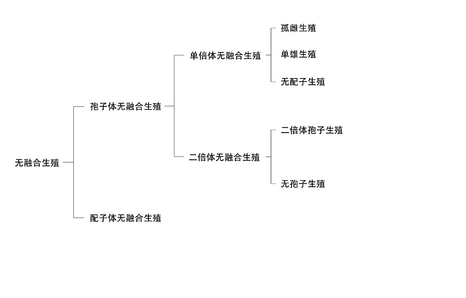 无融合生殖形式分类