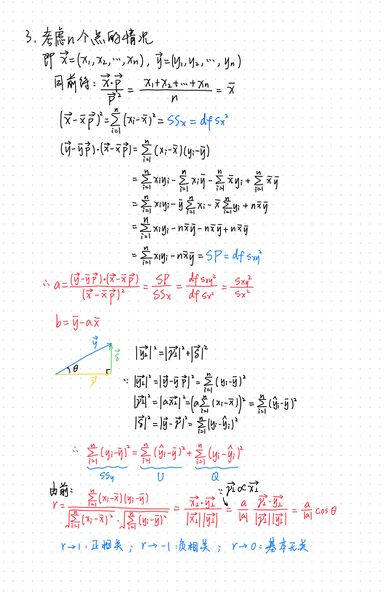 文件:用向量推导最小二乘法（n个点的情况）.jpg
